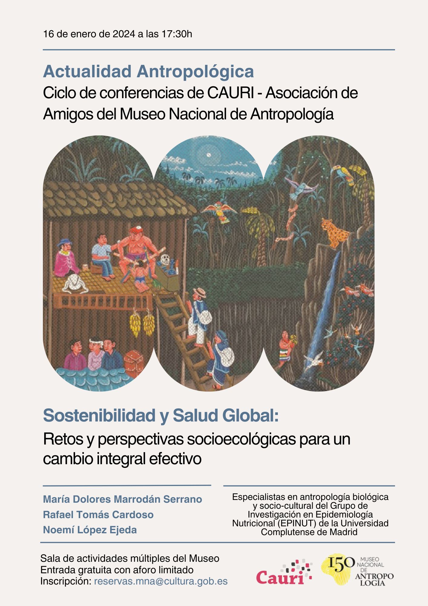 Conferencia sobre Sostenibilidad y Salud Global (16 Enero)